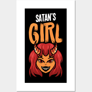 Satans Girl - For the dark side Posters and Art